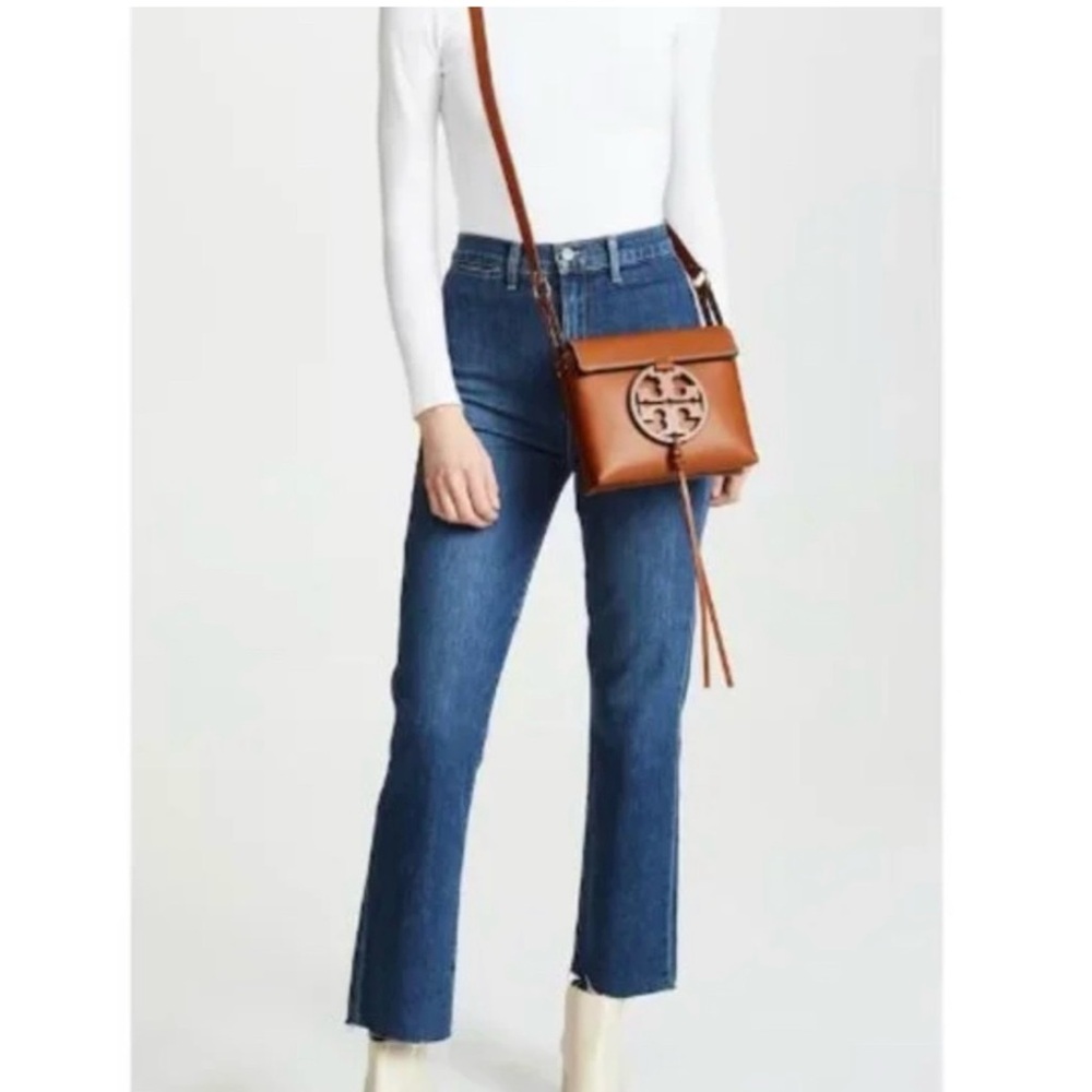 Tory Burch Leather Miller Crossbody Bag - Picture 2 of 16